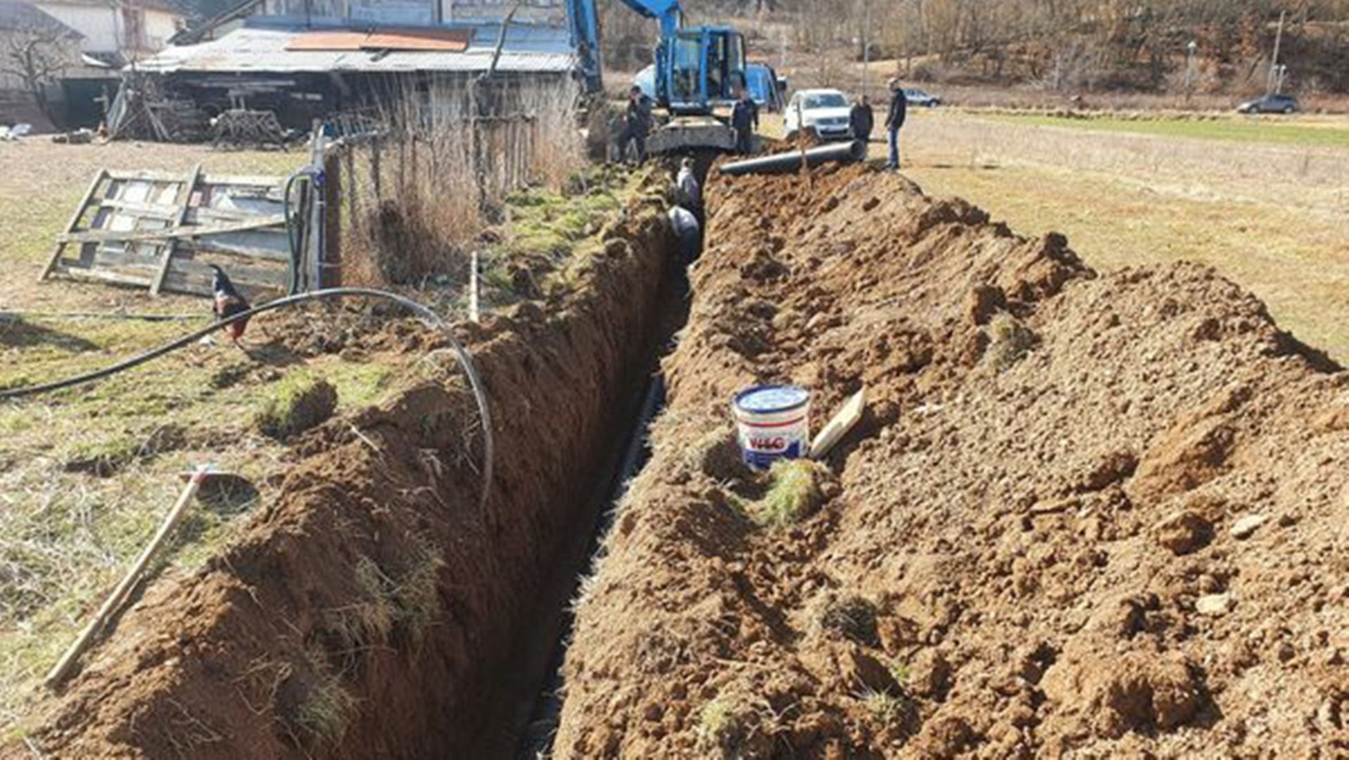 Фекална канализација во Лешани