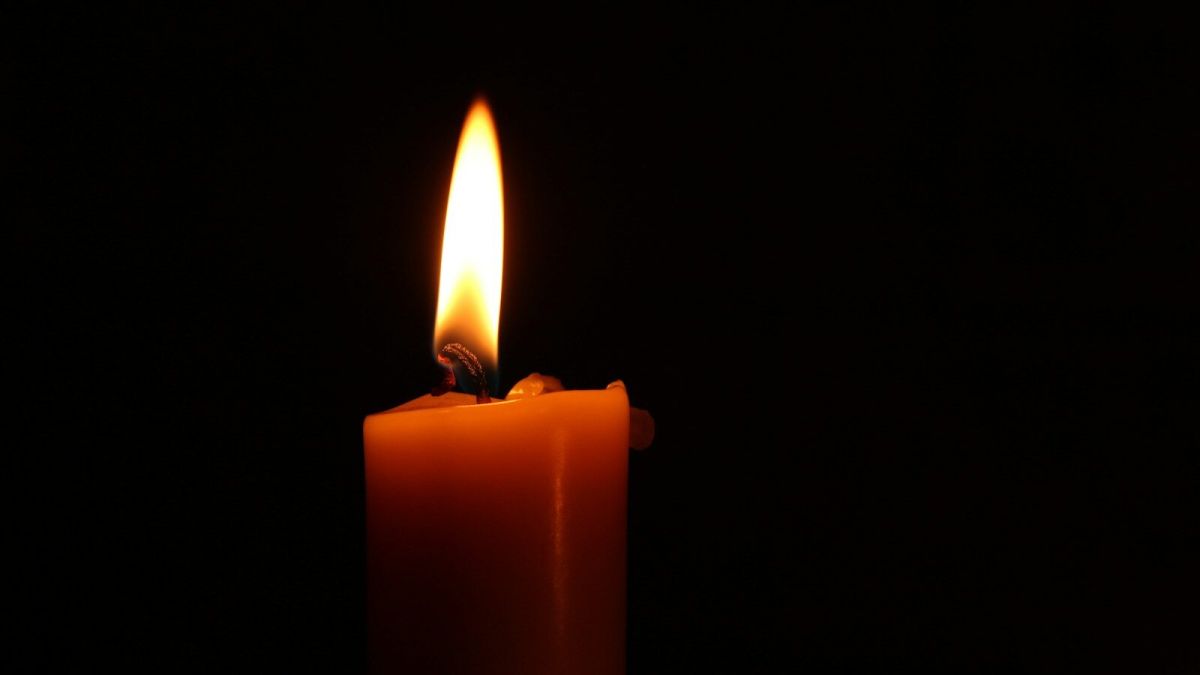 close-up of lighted candle