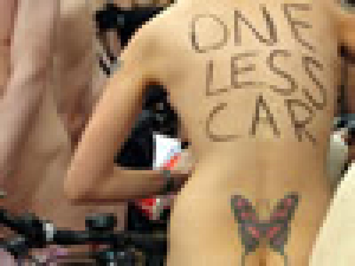 naked bike ride