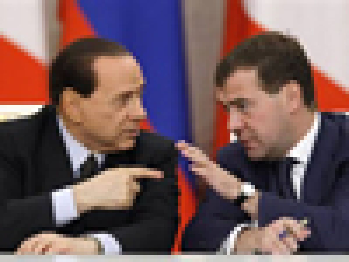 Berlusconi i Medvedev