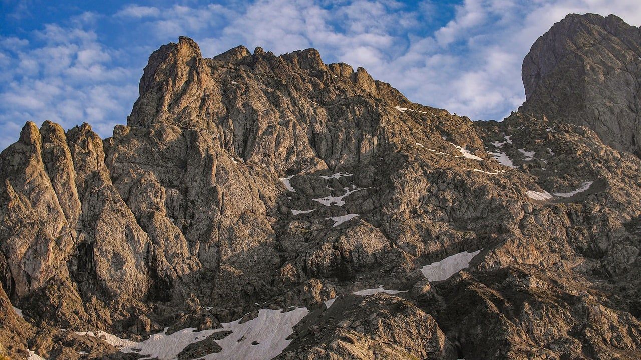 mountains, rocks, stones