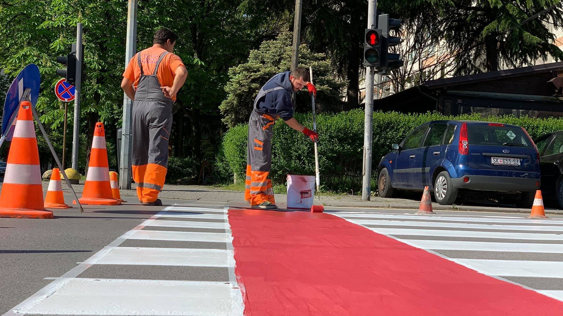 Хоризонтално обележување