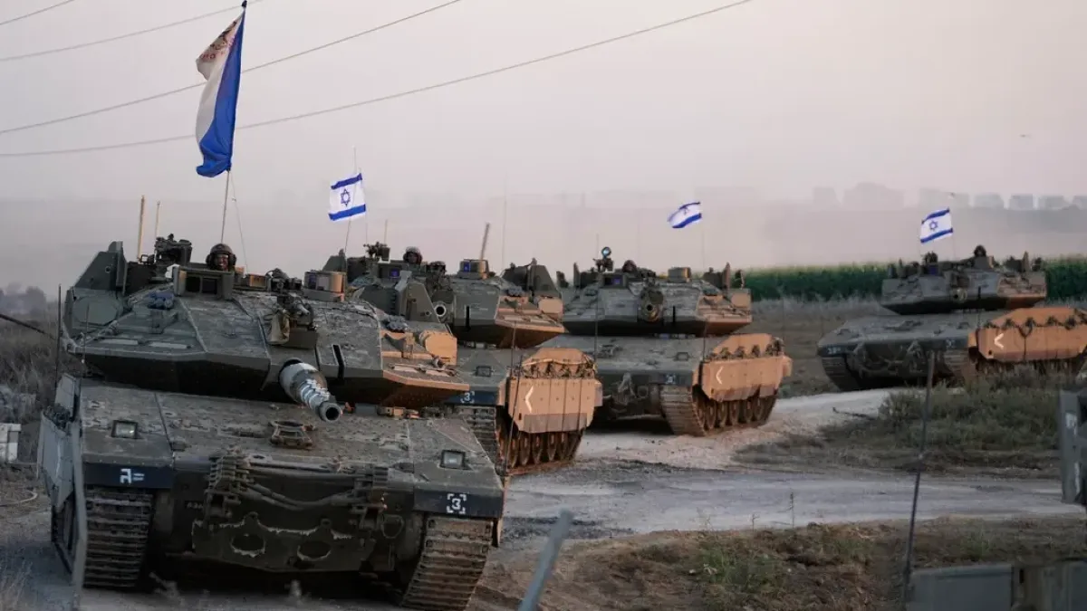 Израелски тенкови појас Газа