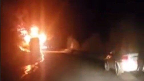 пожар автобус