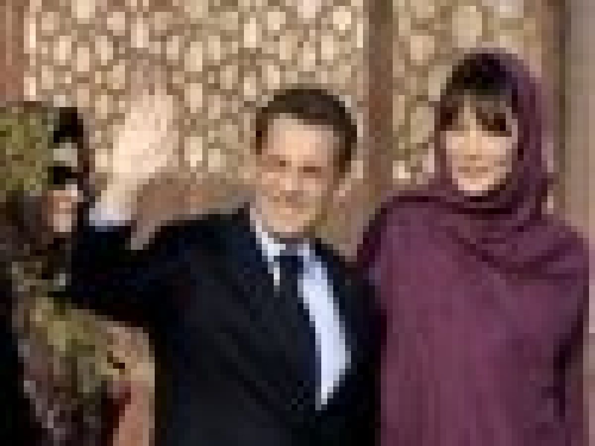 Sarkozy i Bruni Taj Mahal
