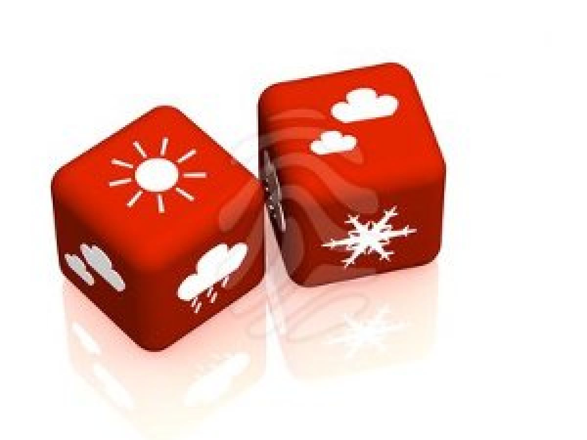 weather forcast dice