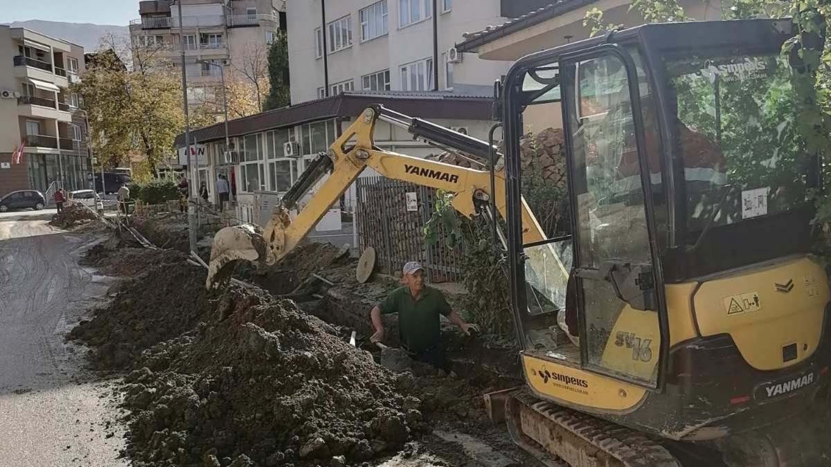 Водоводна линија на ул. Дејан Војвода