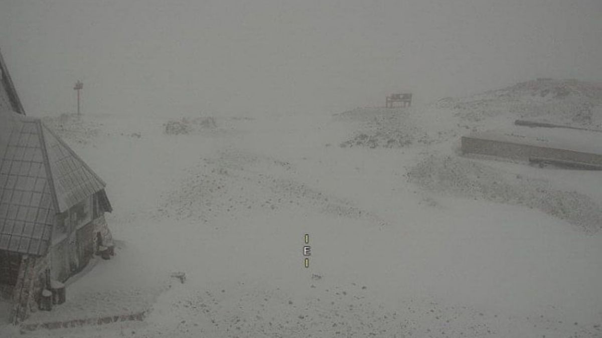 Снег во Словенија