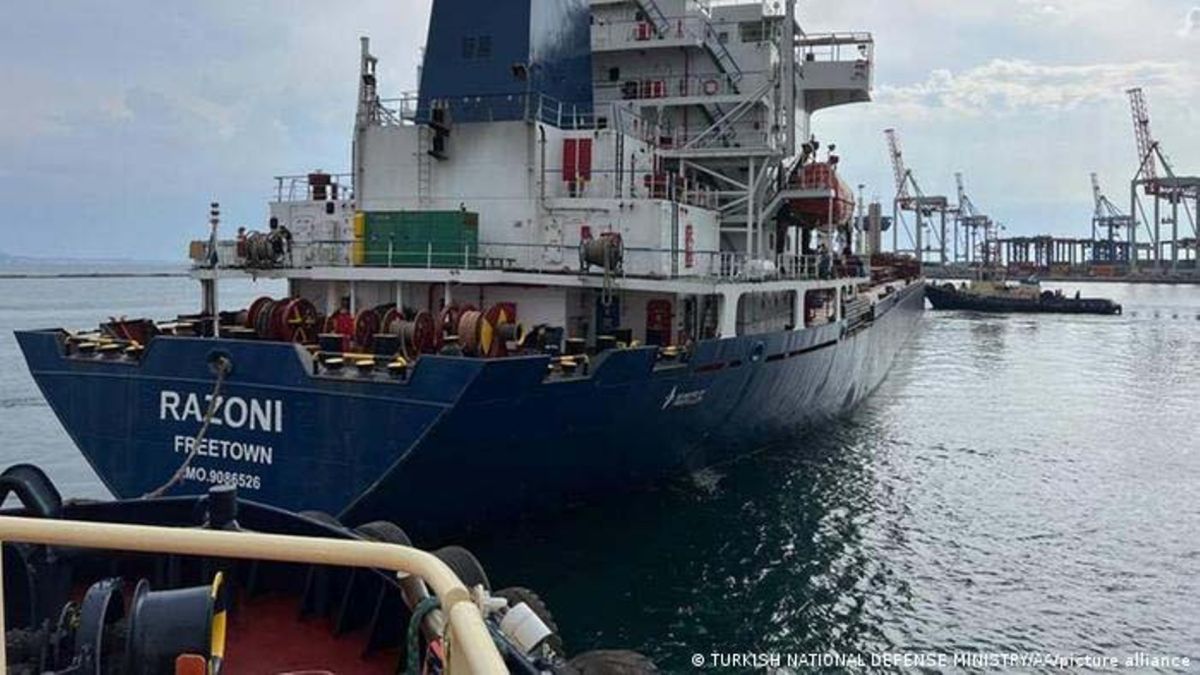 Брод со жито во Одеса