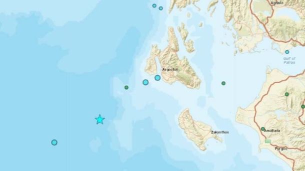 Земјотрес Јонско море