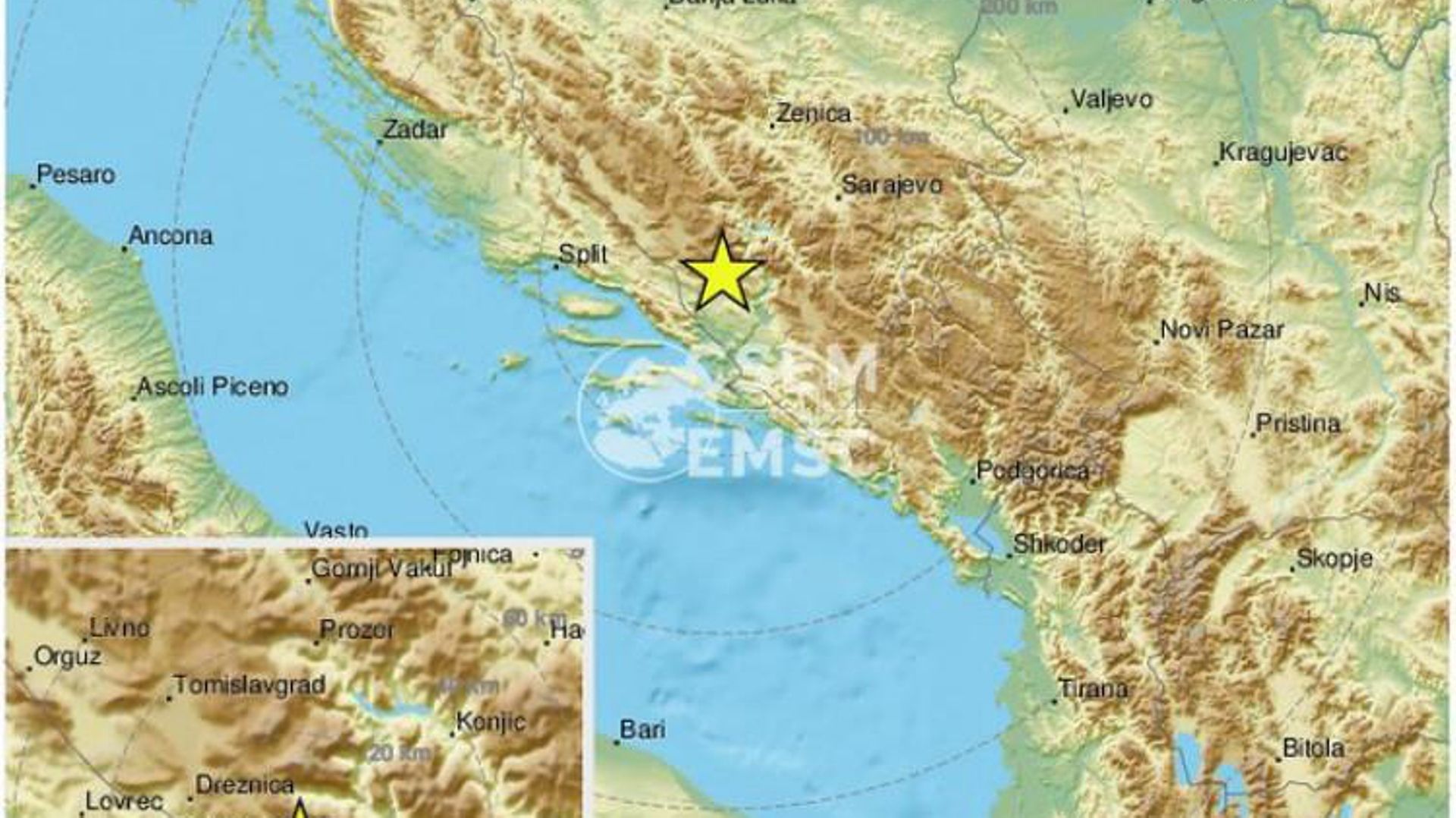 Земјотрес Бих