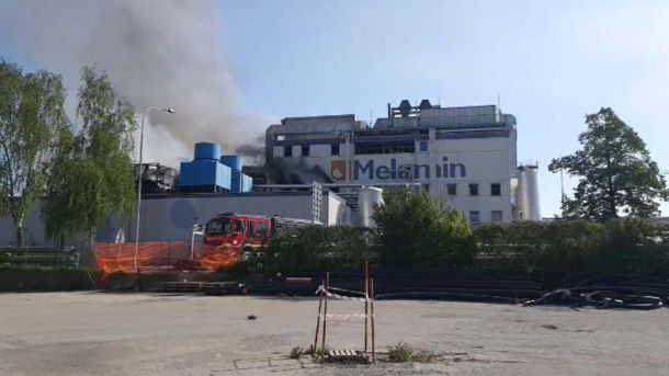 Пожар во хемиска фабрика во Словенија