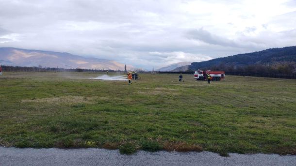 Пожарникари вежба