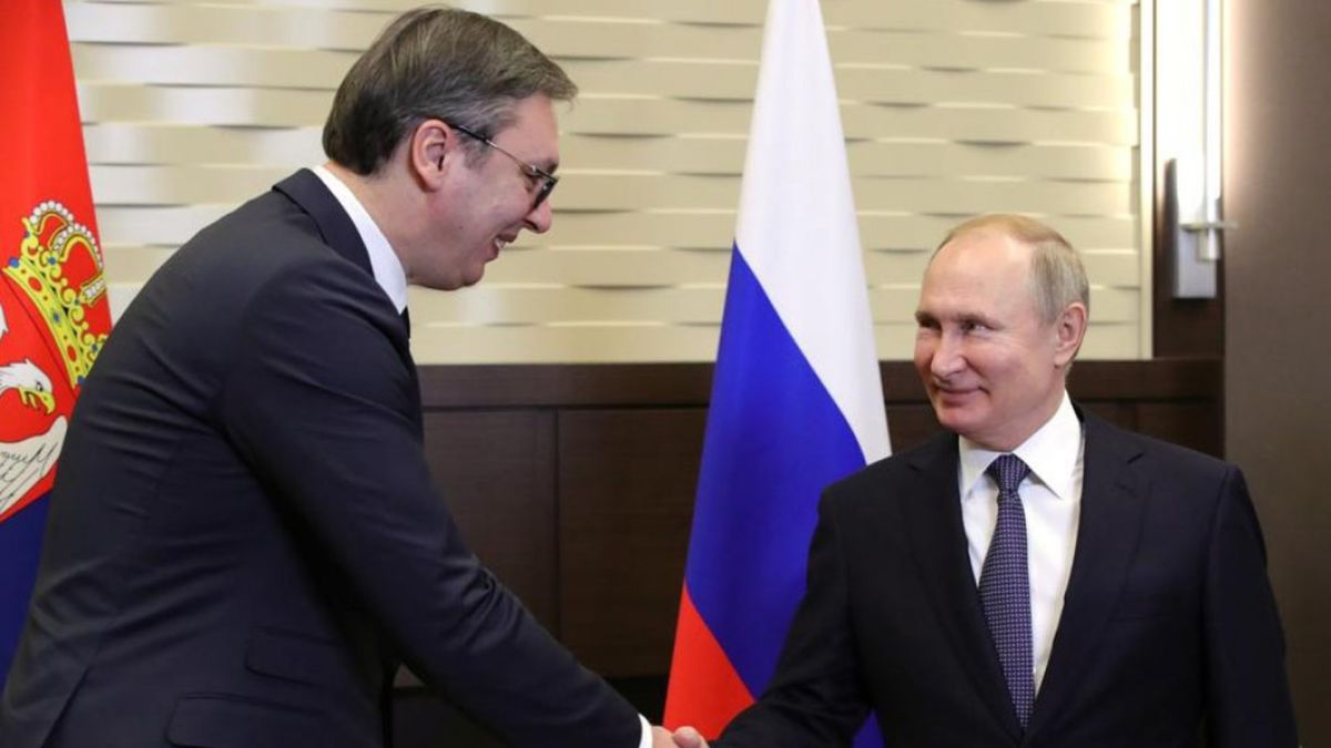 Вучиќ и Путин