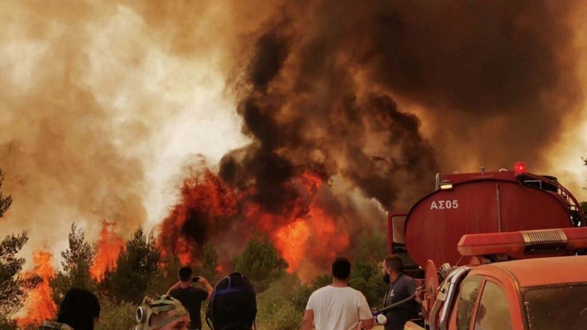 Пожари во Грција
