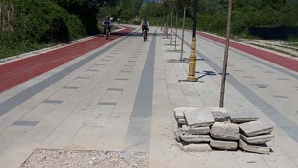 Рекреативна патека плочки