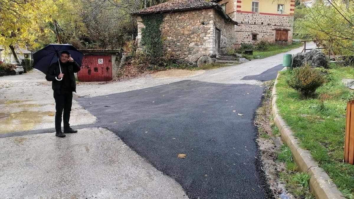 Санација на ударни дупки во Вевчани