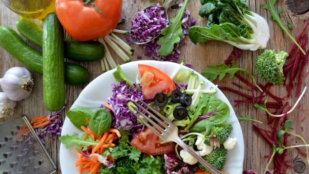 vegetables on plate